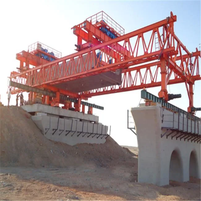 260t Concrete Railway Bridge Beam Launcher Machine Beam Erection Crane for Install