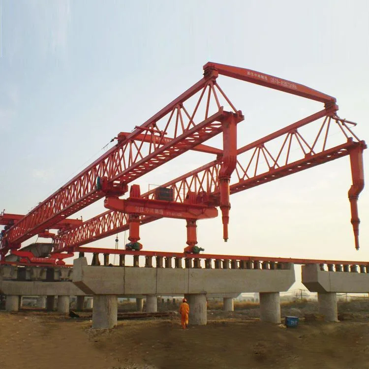 260t Concrete Railway Bridge Beam Launcher Machine Beam Erection Crane for Install